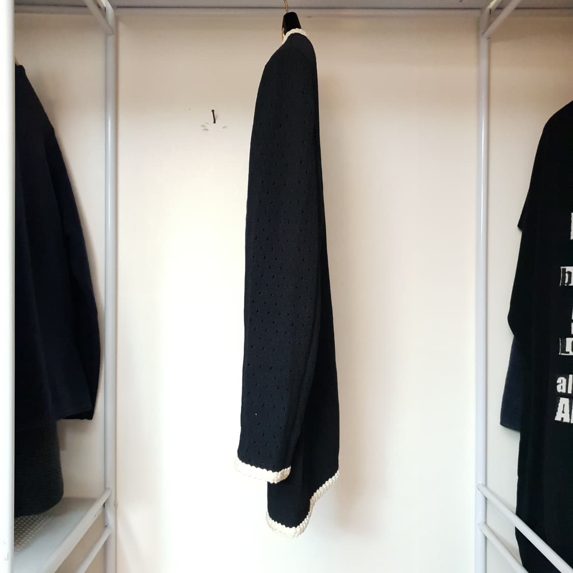 ST.JOHN 센존 컬렉션라인 럭셔리 진주&니트트림 패치포켓 집업 자켓 상품이미지2