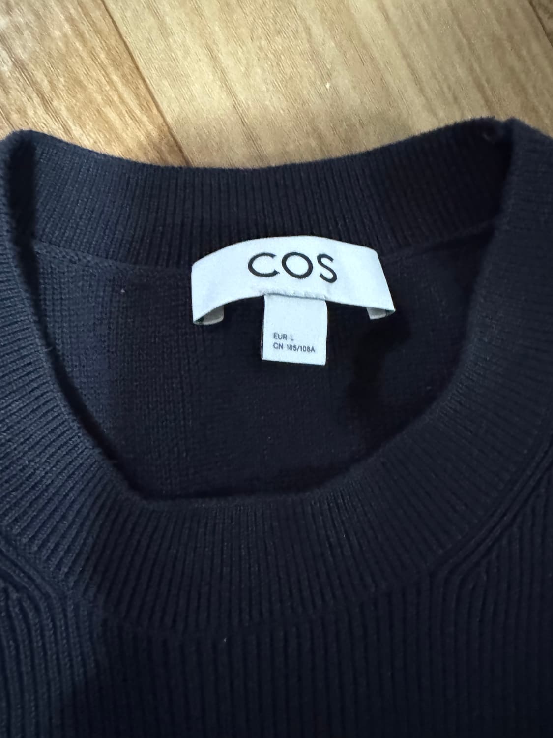 COS 코스 코튼 크루넥 니트 L사이즈 상품이미지3