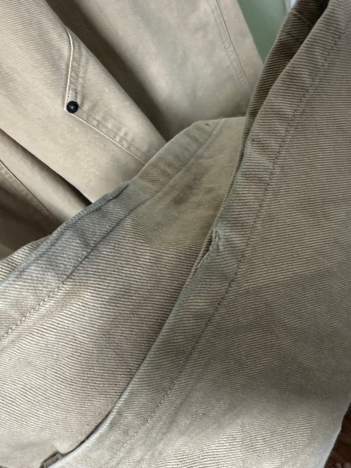 [2] 아오이로 커티드 더블니 팬츠 Tan 상품이미지6