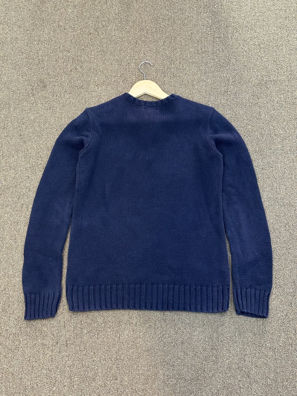 폴로 성조기 니트 네이비 상품이미지4