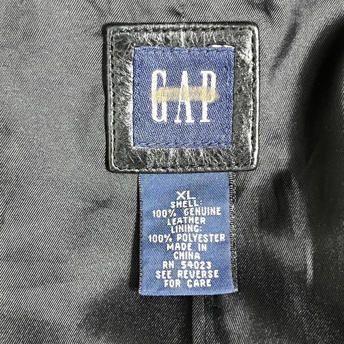 올드 갭 레더 블레이저 자켓 상품이미지4