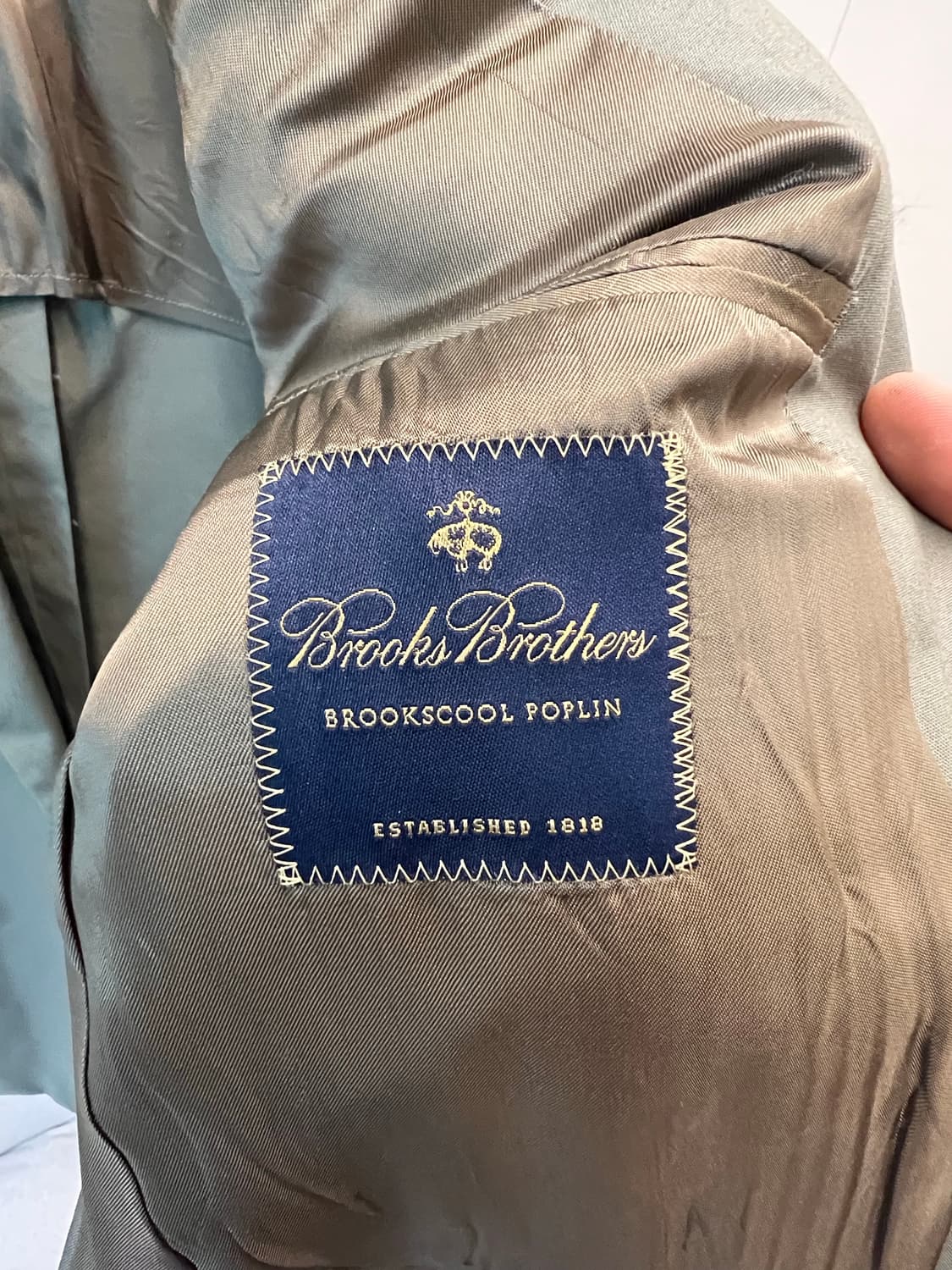 브룩스브라더스 카키 코튼 자켓 상품이미지3