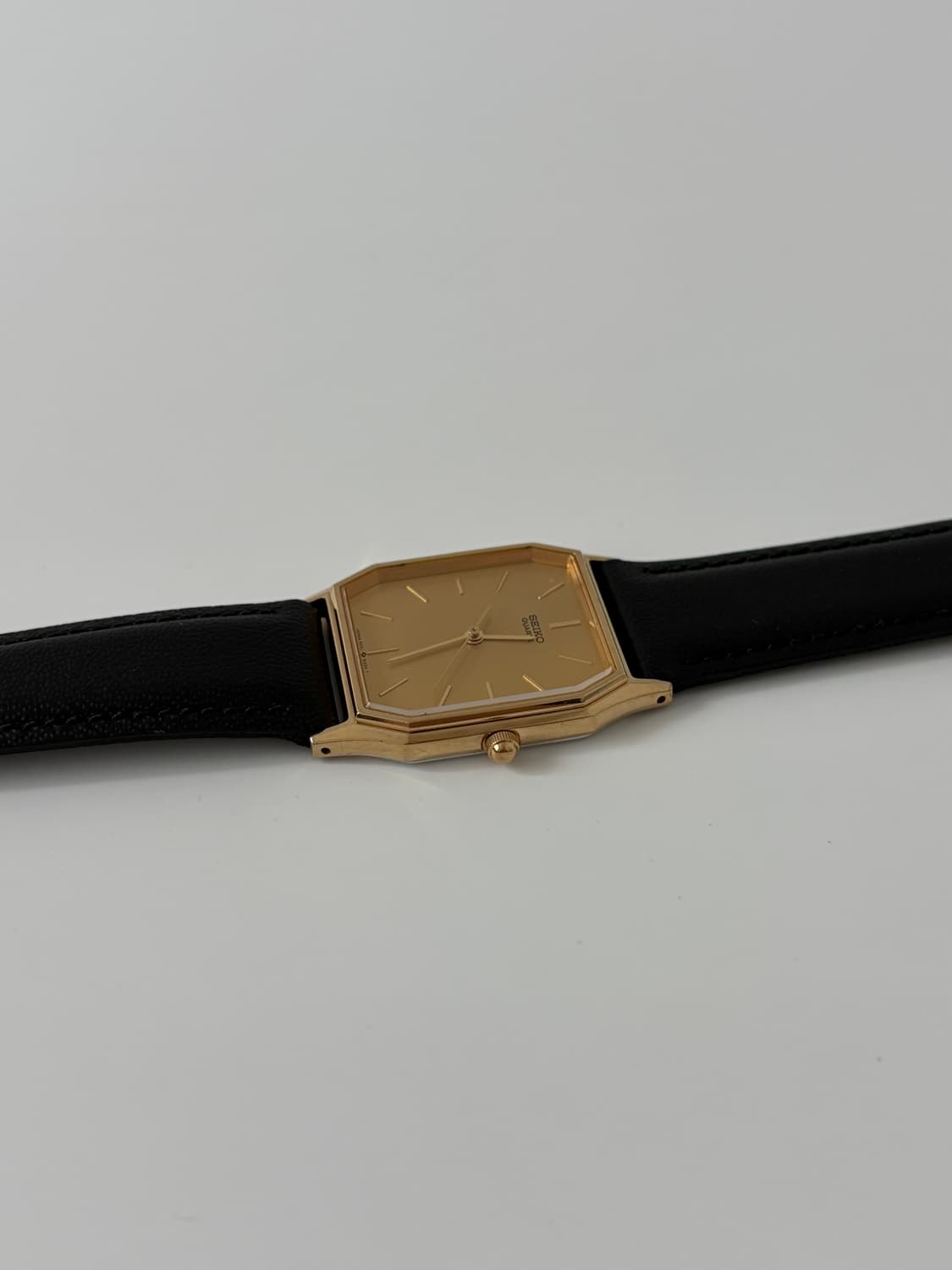 80s chariot gold octagon case quartz 상품이미지6