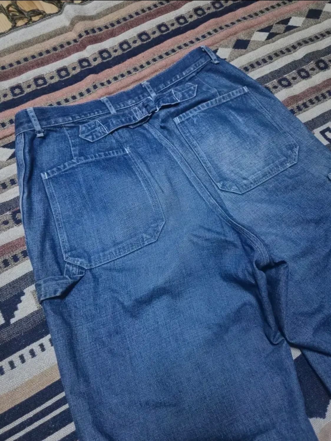 [2]피그벨 PEOPLE 별주 한정판 데님 페인터 트라우저 상품이미지6