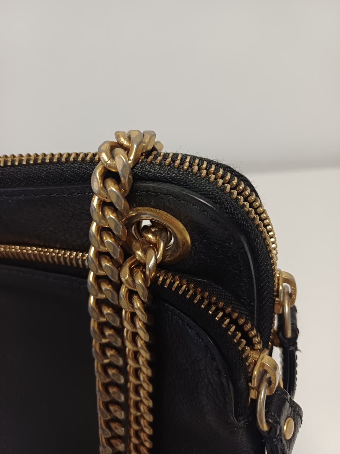 [소가죽] 질스튜어트 로젤라 트리플 지퍼 체인 숄더백 [35*20] 상품이미지7