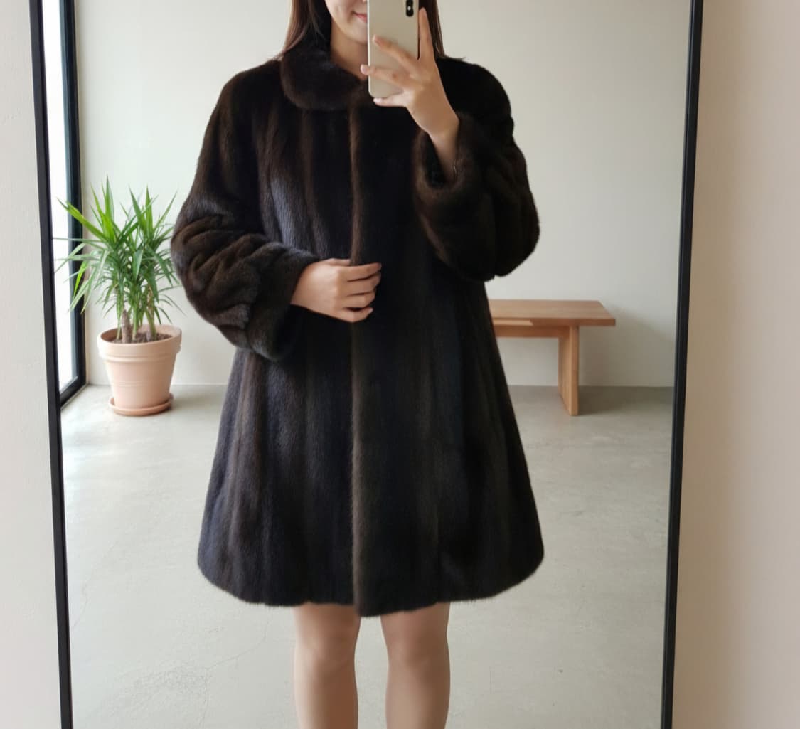 <진도>사가밍크코트 상품이미지1