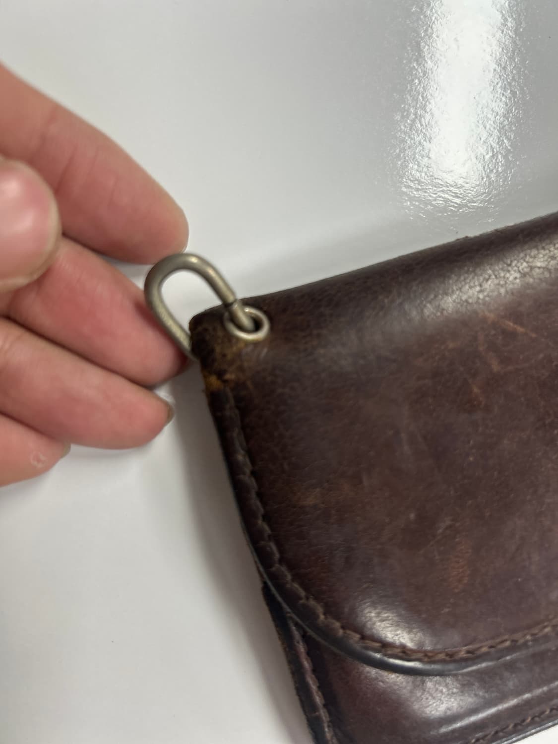 GOROS 고로스 새들레더 콘초 브라운 장지갑 상품이미지10