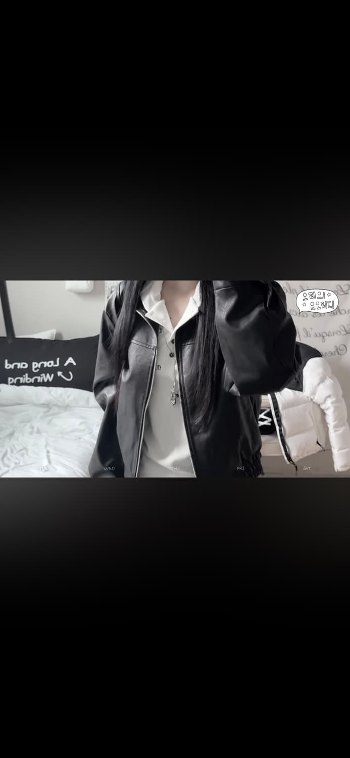 (새상품) 어니브 가죽자켓 상품이미지2