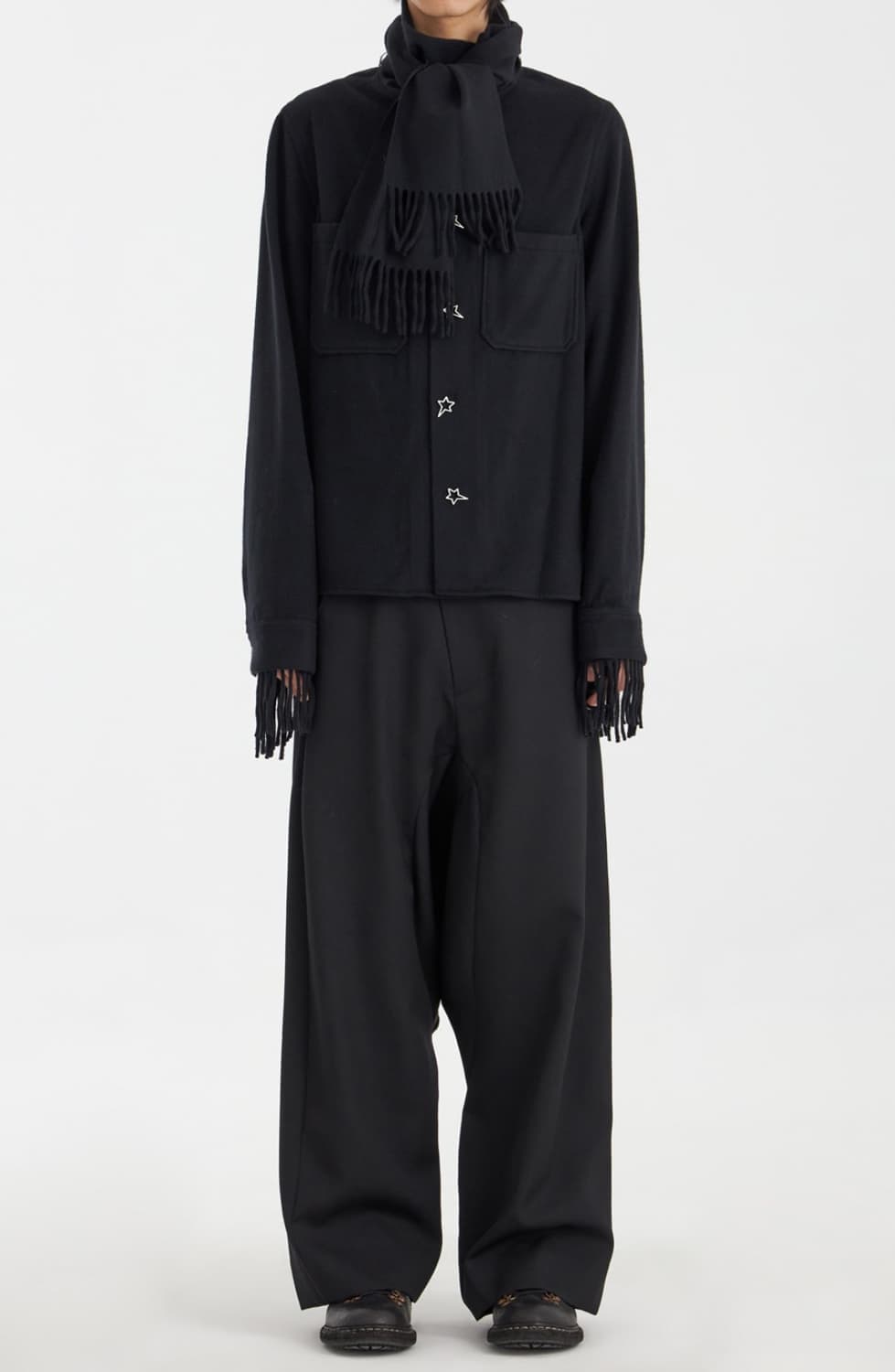 0) BED J.W. FORD 23AW 머플러 블루종 상품이미지8