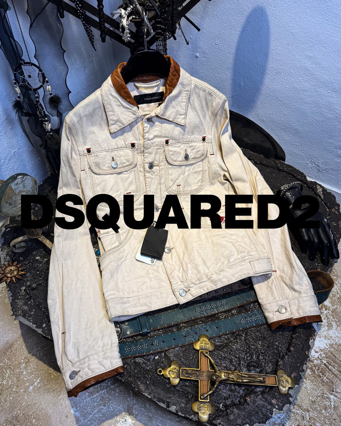 DSQUARED2 – 2006 S/S Leather Trim Jacket 상품이미지7