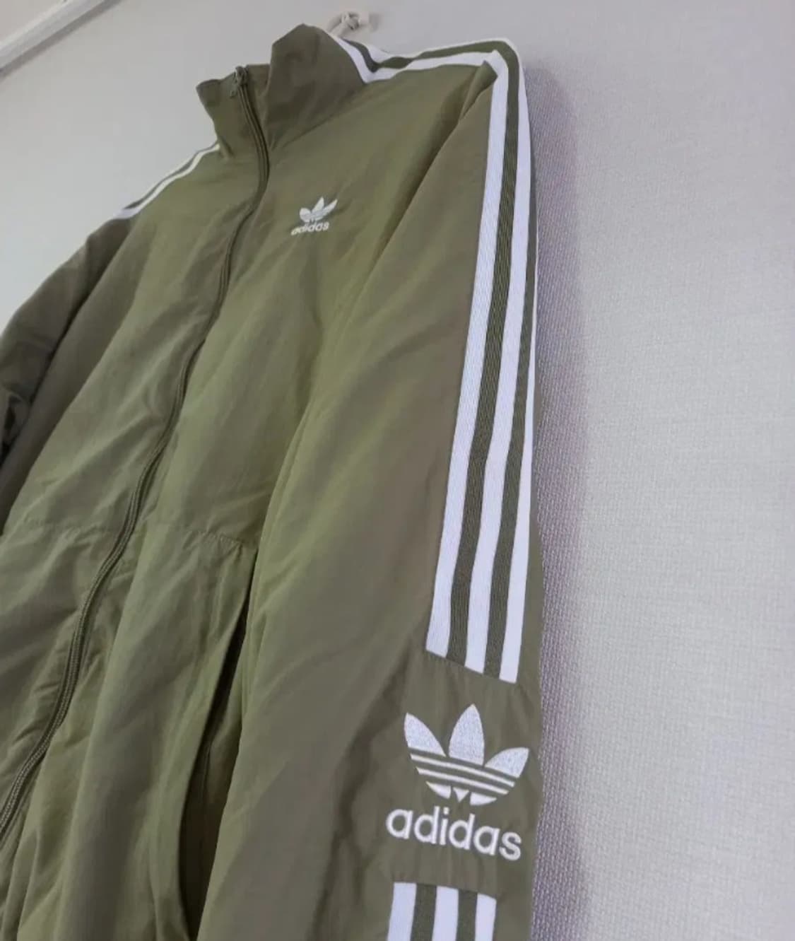 아디다스 락업 카키 트랙탑 저지 져지집업 105/XL 상품이미지2