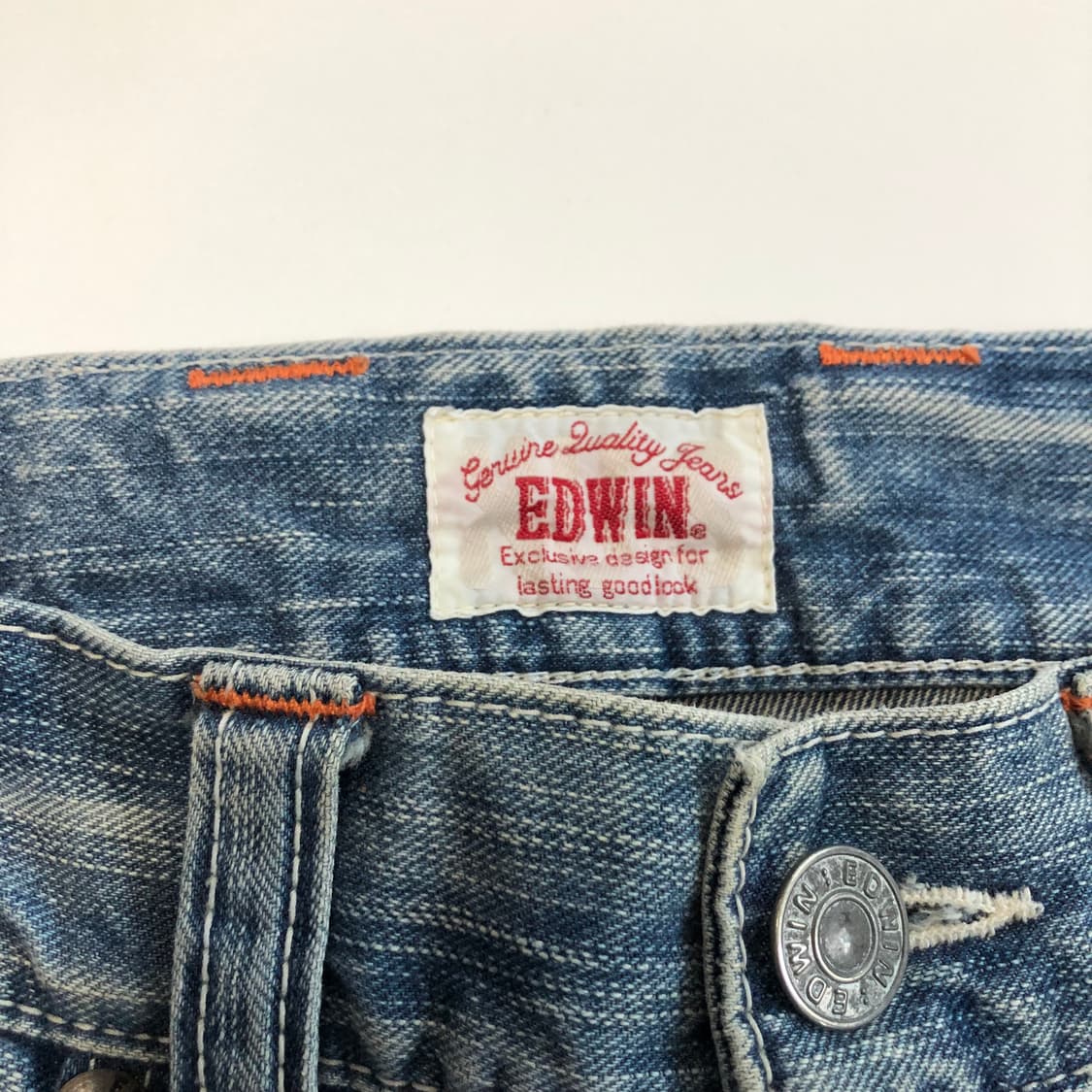 에드윈 재팬 오렌지 디테일 데님팬츠 상품이미지7