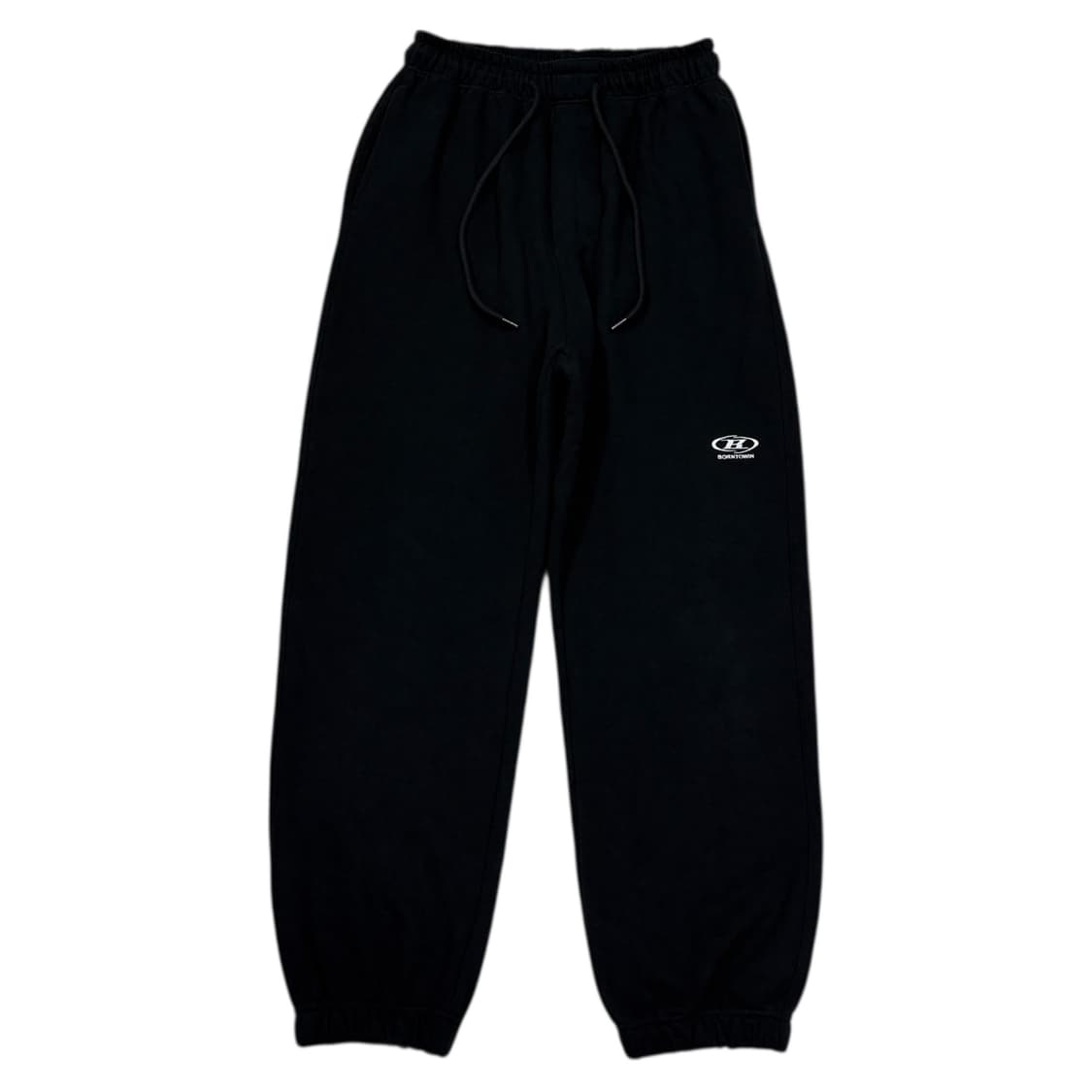 본투윈 로고 스웻 조거팬츠 바지 블랙 2 상품이미지1