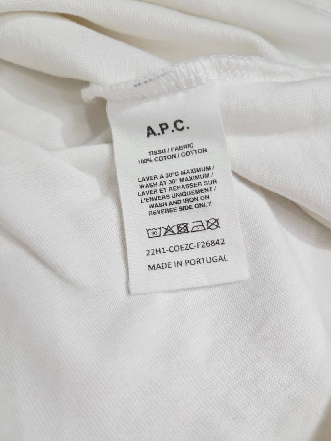 아페쎄 APC. 여자 반팔 티셔츠_S 상품이미지6