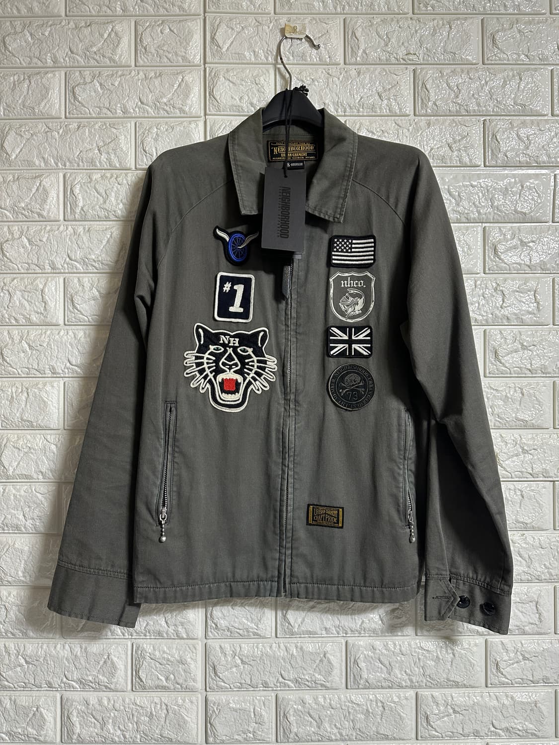 네이버후드 10AW 드리즐러 워크 자켓 그레이 S 상품이미지1