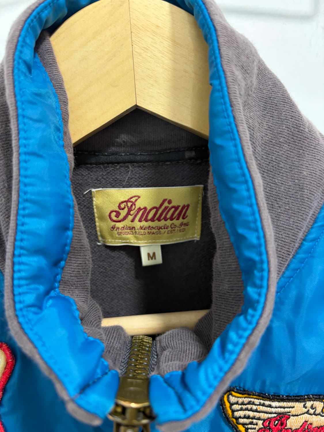 인디안 모터사이클 바이커 코튼자켓 상품이미지6