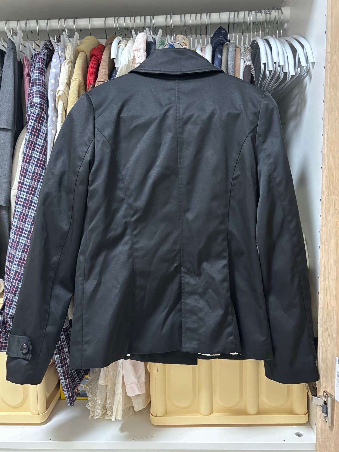 세실맥비 블랙 숏 더플코트 갸루 상품이미지2