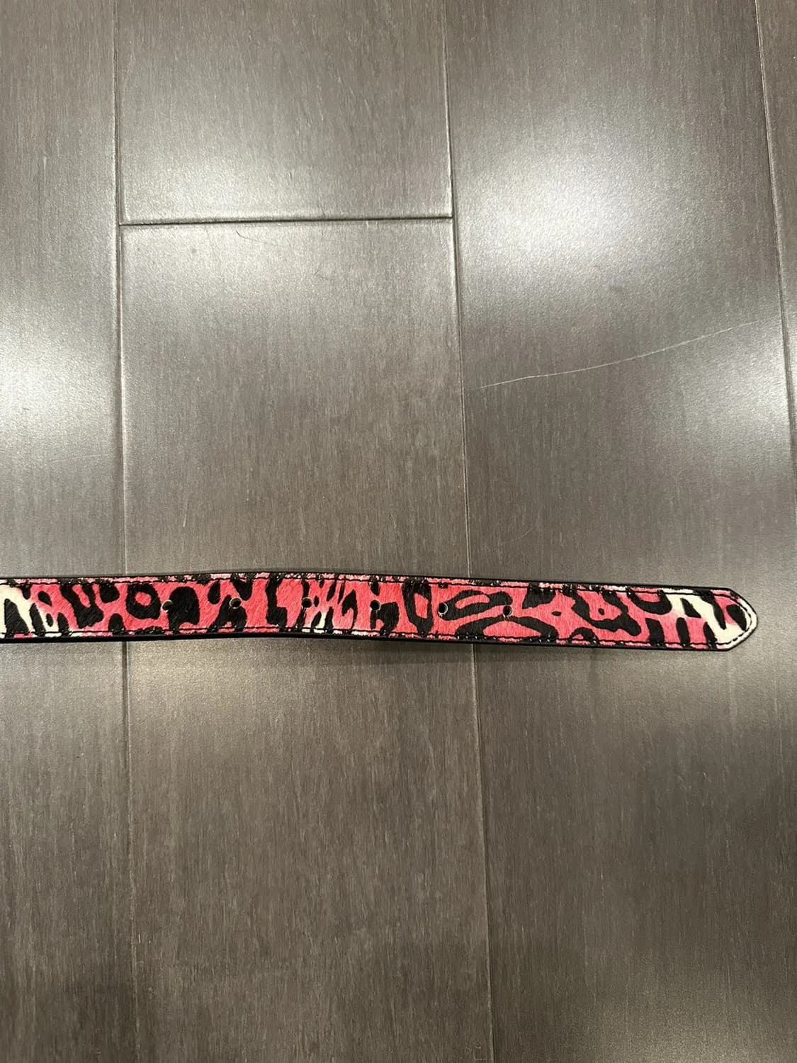 스투시 홀스 헤어 레오파드 패턴 벨트 L/XL 상품이미지3