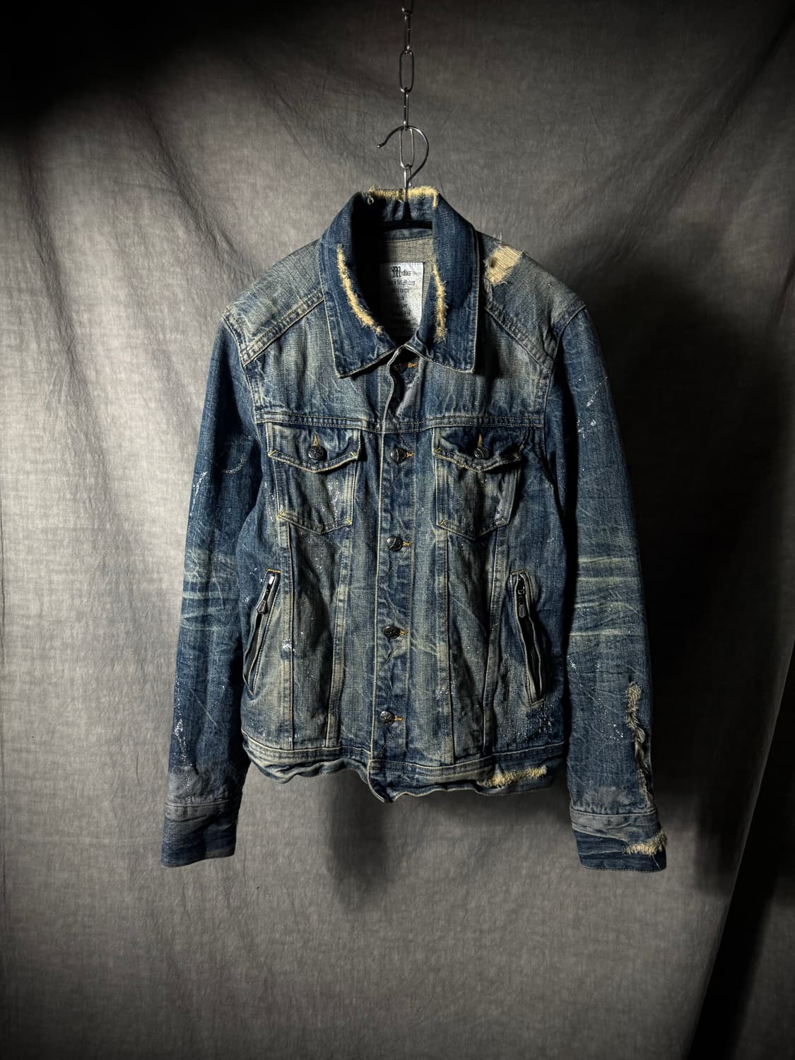 Midas Archive Distressed Denim Jacket 상품이미지3