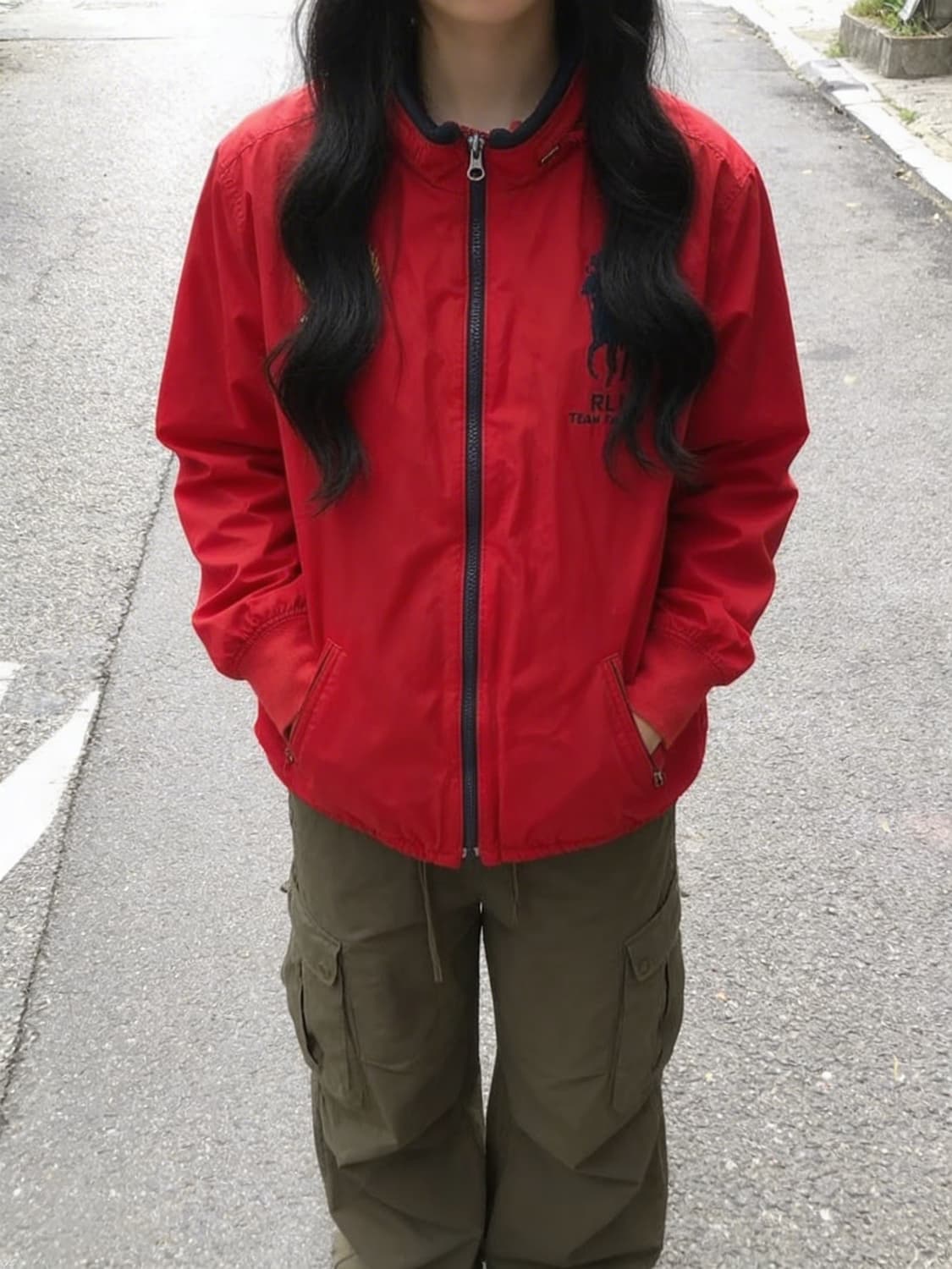 폴로 랄프 로렌 빅포니 히든 후드 바람막이 상품이미지1