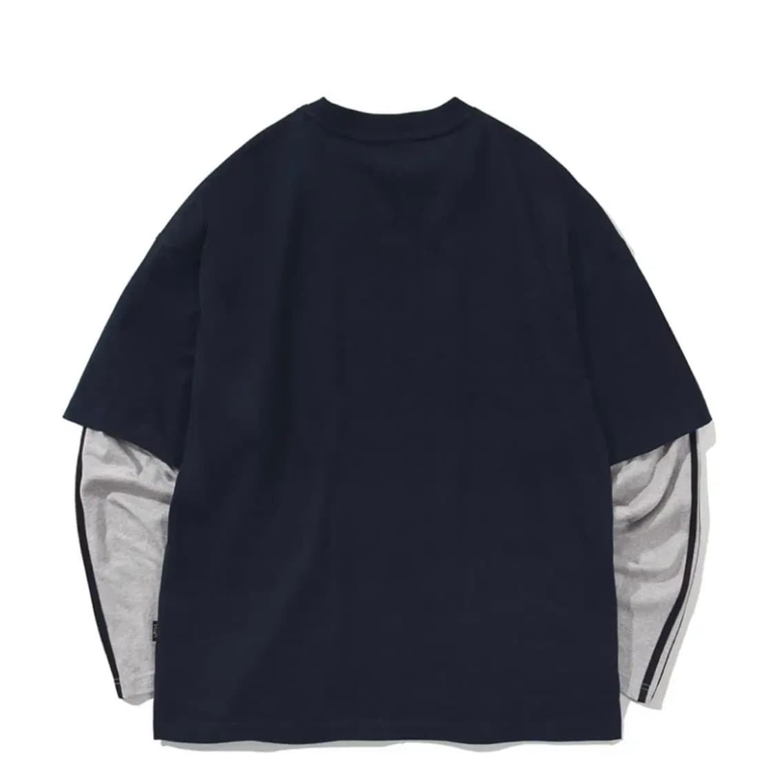 피지컬디파트먼트 긴소매티셔츠_네이비/남녀공용 상품이미지2