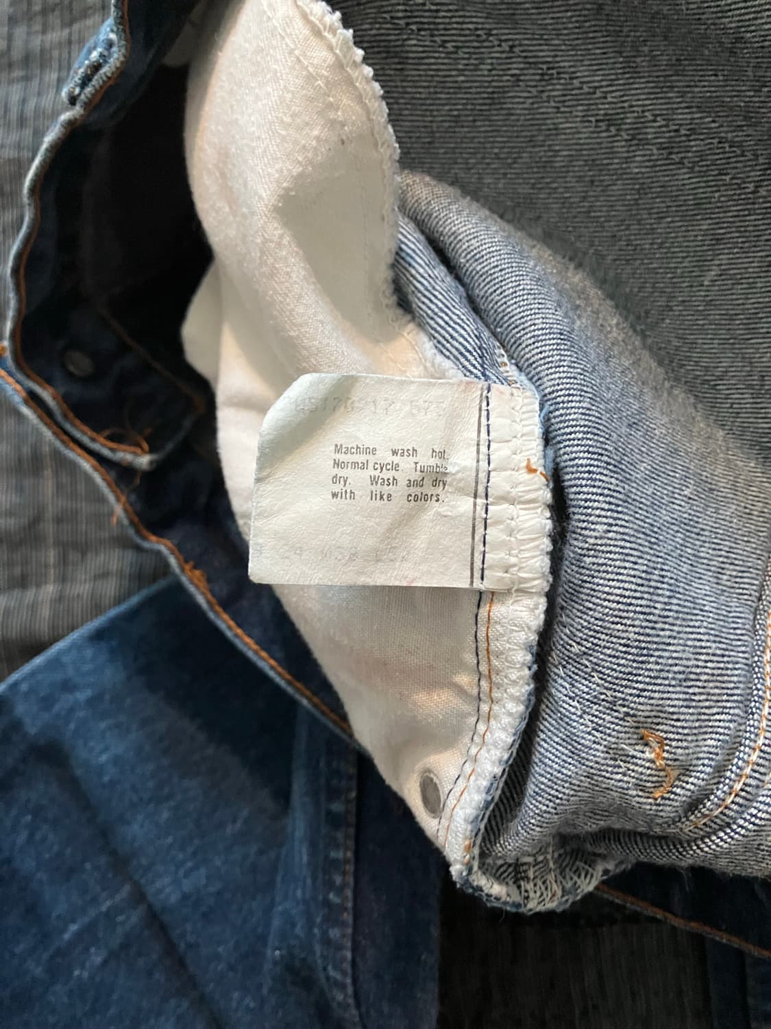 🇺🇸 80s USA 빈티지 리바이스 517 부츠컷 데님 팬츠 상품이미지6