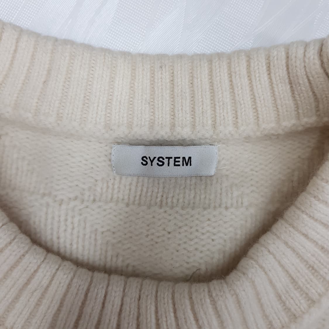 한섬 시스템옴므 2023 캐시미어 블랜딩 니트 105사이즈 상품이미지5