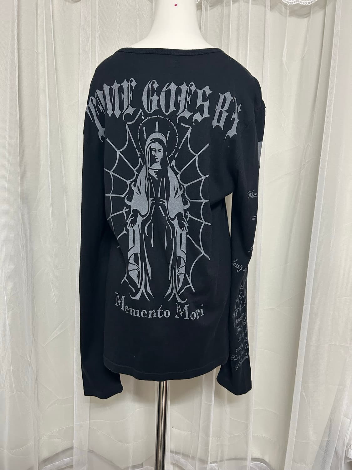 펑크 펑투케 롱슬리브 해골 상품이미지2