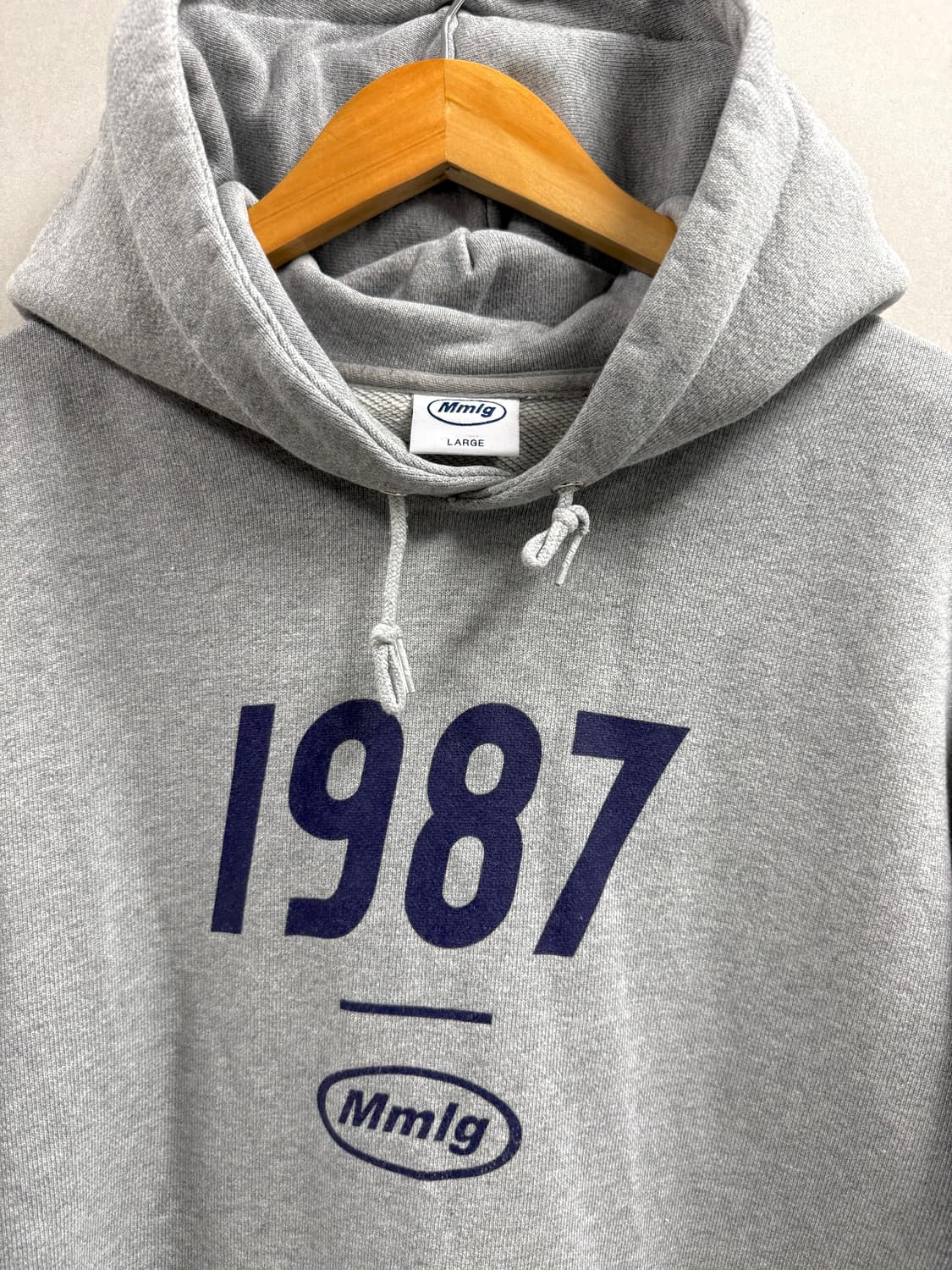L / mmlg 후드티 그레이 상품이미지3