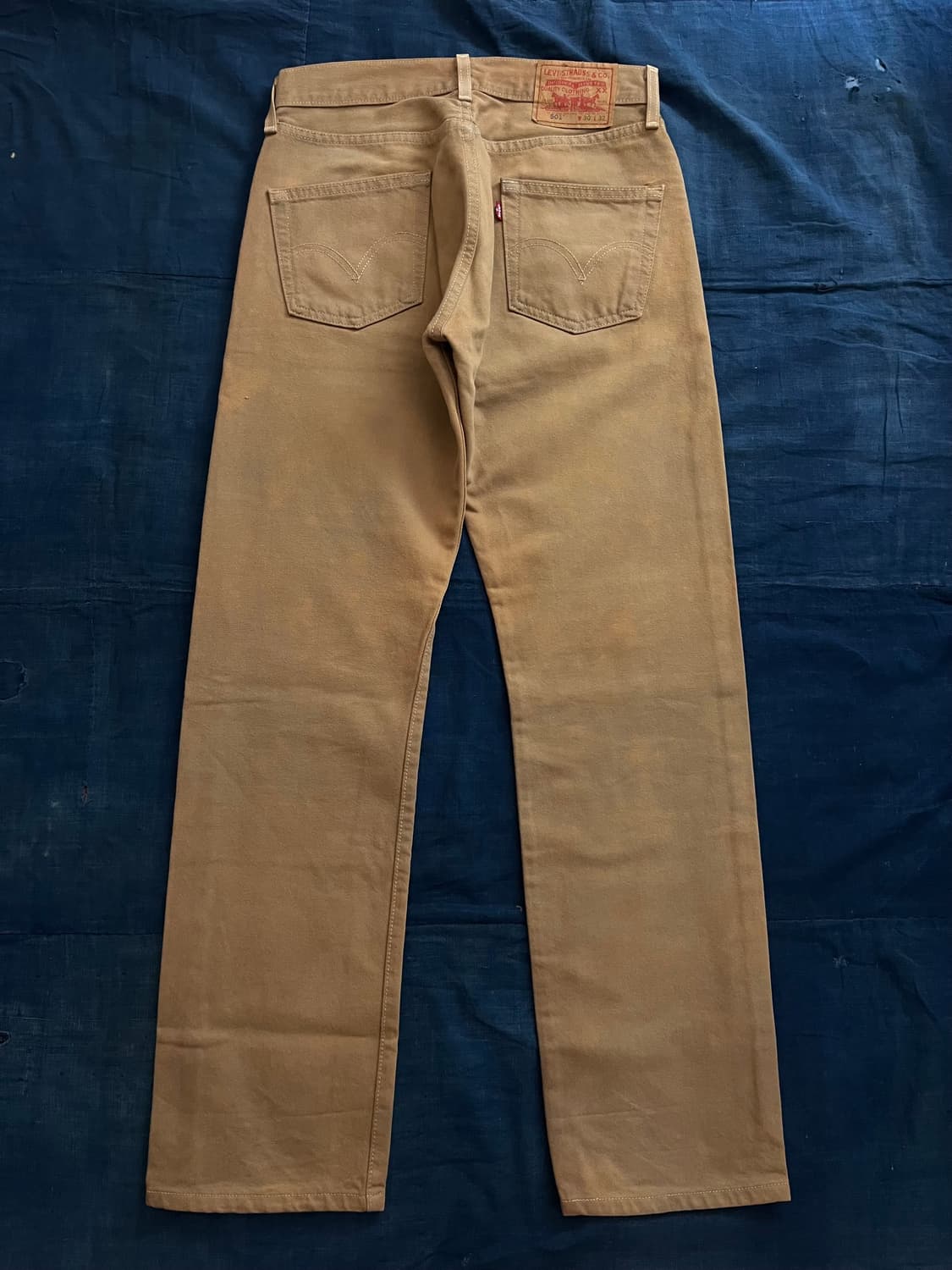 빈티지 리바이스 501 데님 팬츠 브라운 상품이미지3