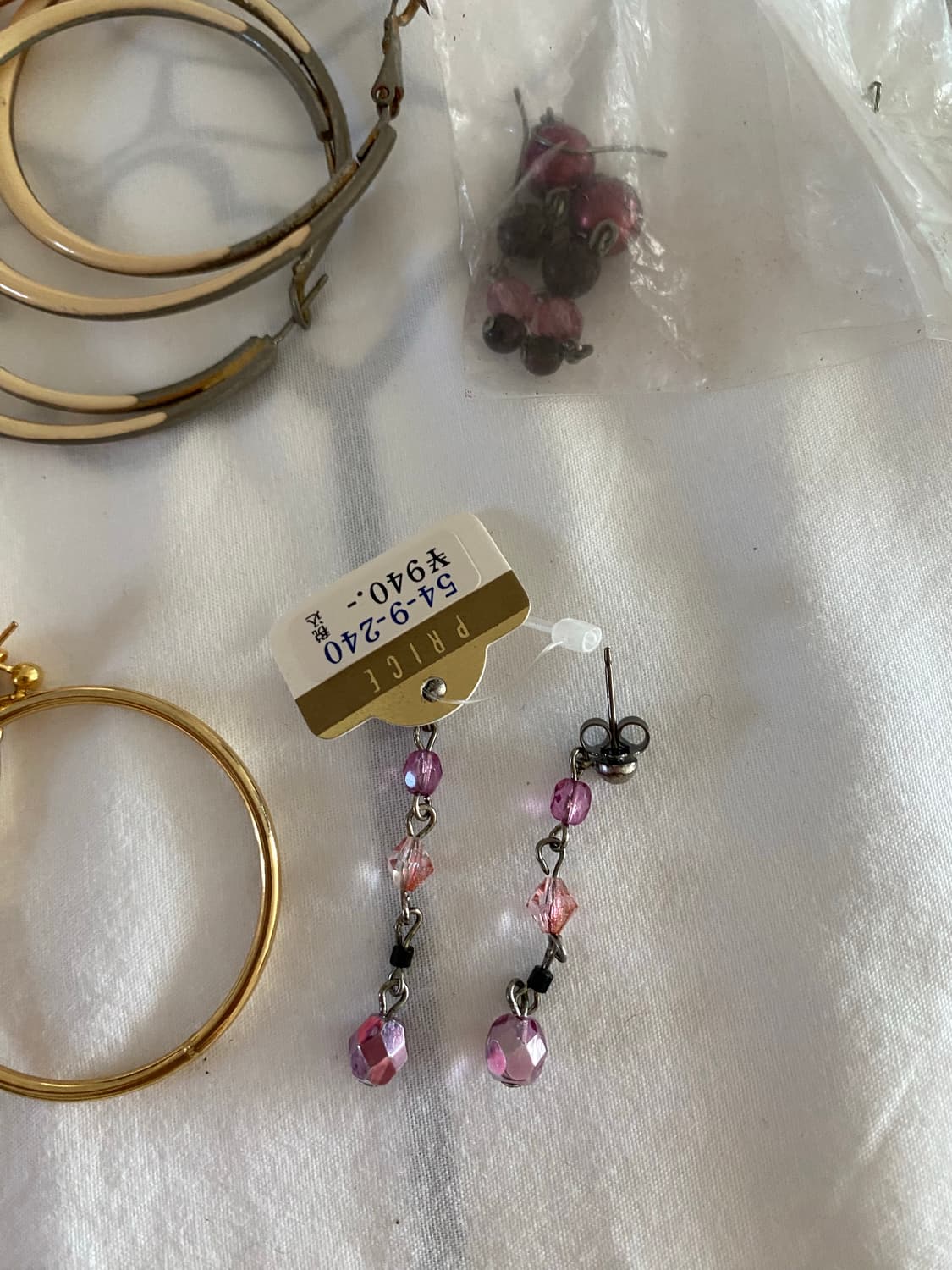 일본수입 침형 귀걸이 4종 세트 상품이미지7