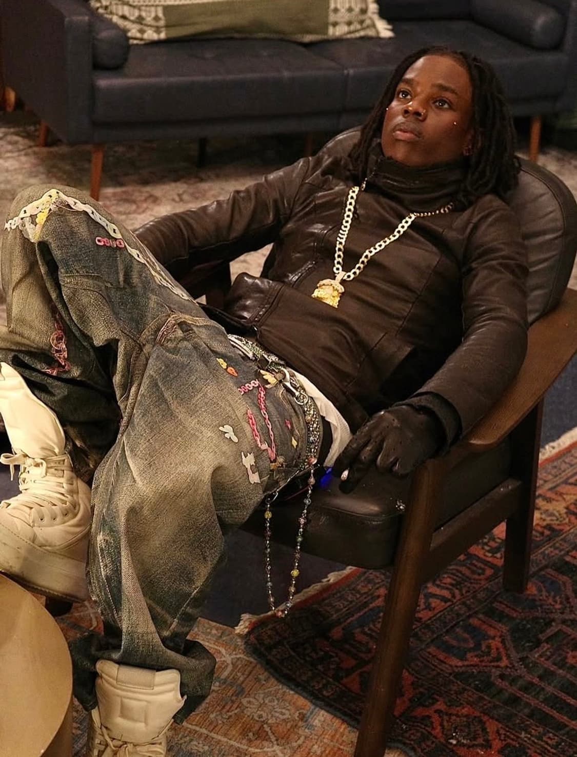 48) 아크네 스튜디오 트롱프뢰유 프린팅 데님팬츠 상품이미지8