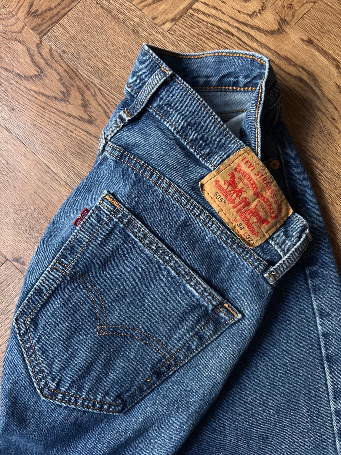 [34]리바이스 505 미디엄블루 데님 팬츠 상품이미지5