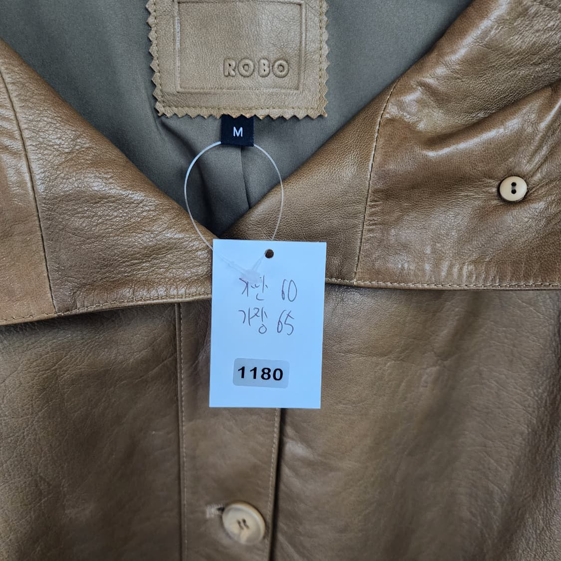 로보 후드 가죽 자켓 상품이미지8