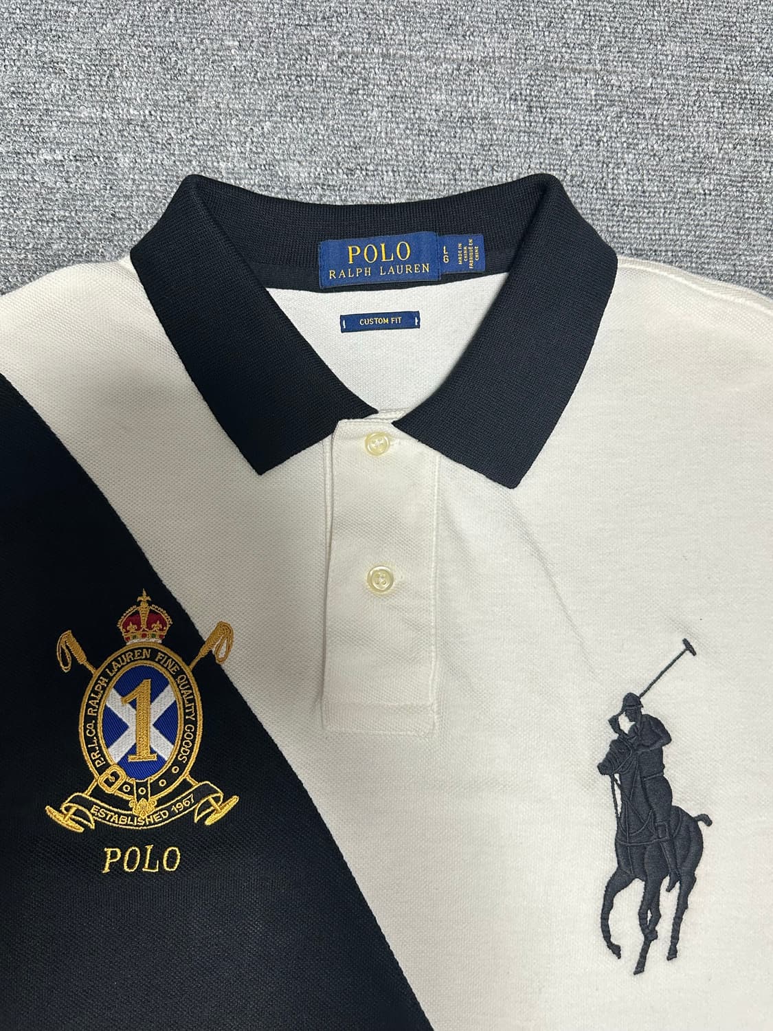 폴로 빅포니 카라티 블랙/화이트 희귀매물 상품이미지2