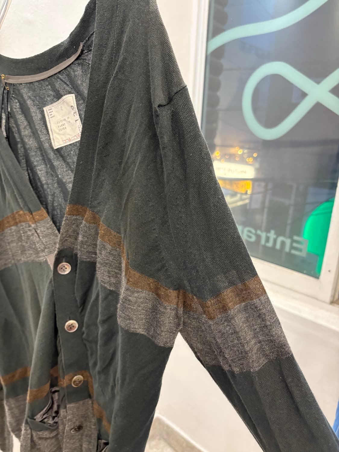 Sacai stripe cardigan 상품이미지3