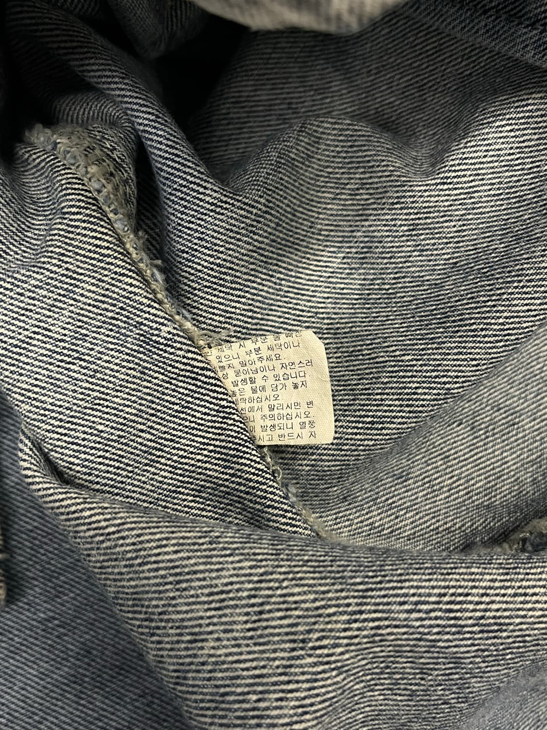 솔리드옴므 25ss 오버핏 데님자켓 100-105 상품이미지4