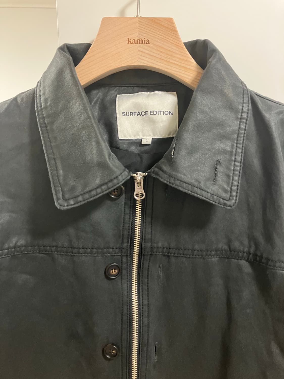 서피스에디션 버튼자켓 검정 L 상품이미지3