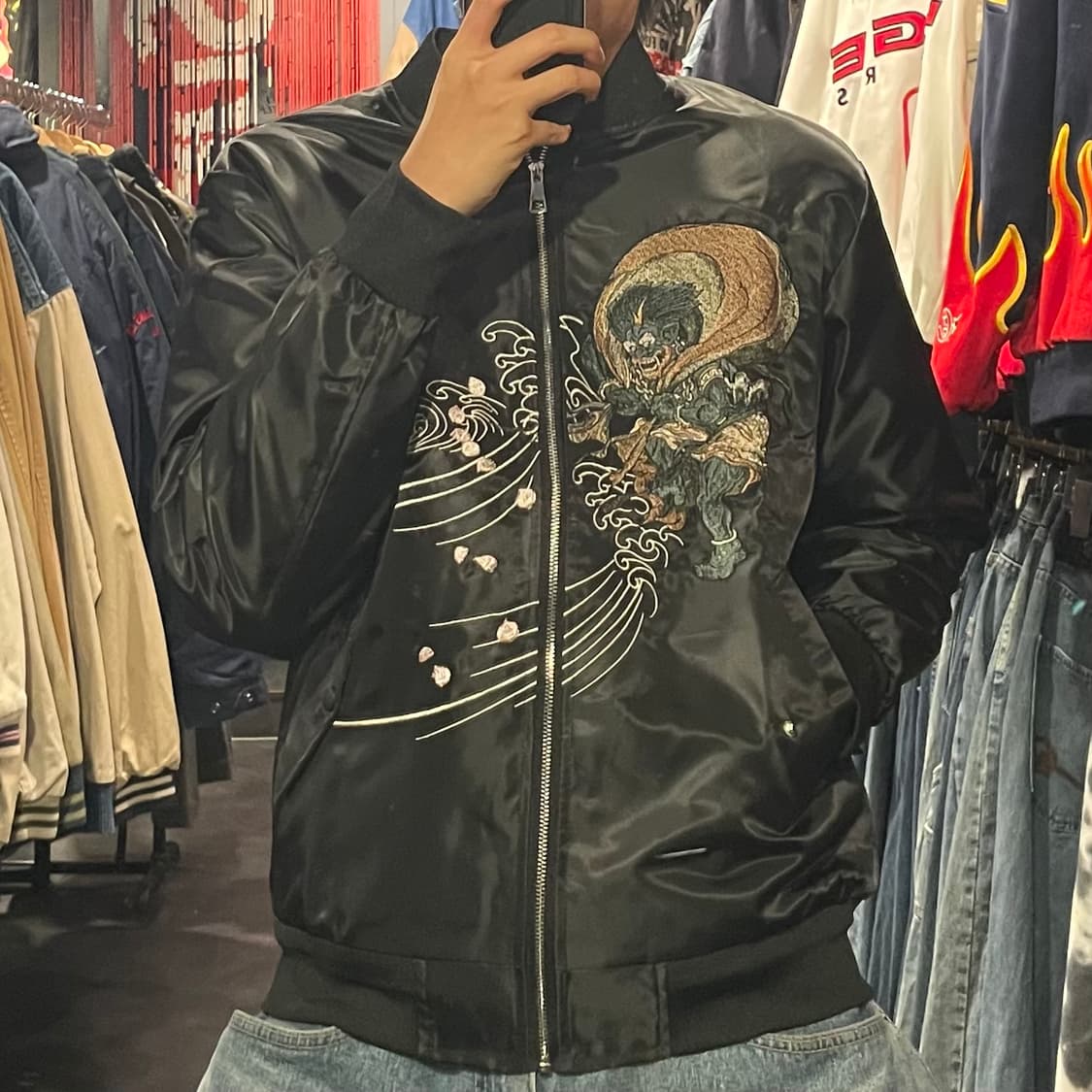 [IM] Vtg 블랙 자수 스카쟌  상품이미지2