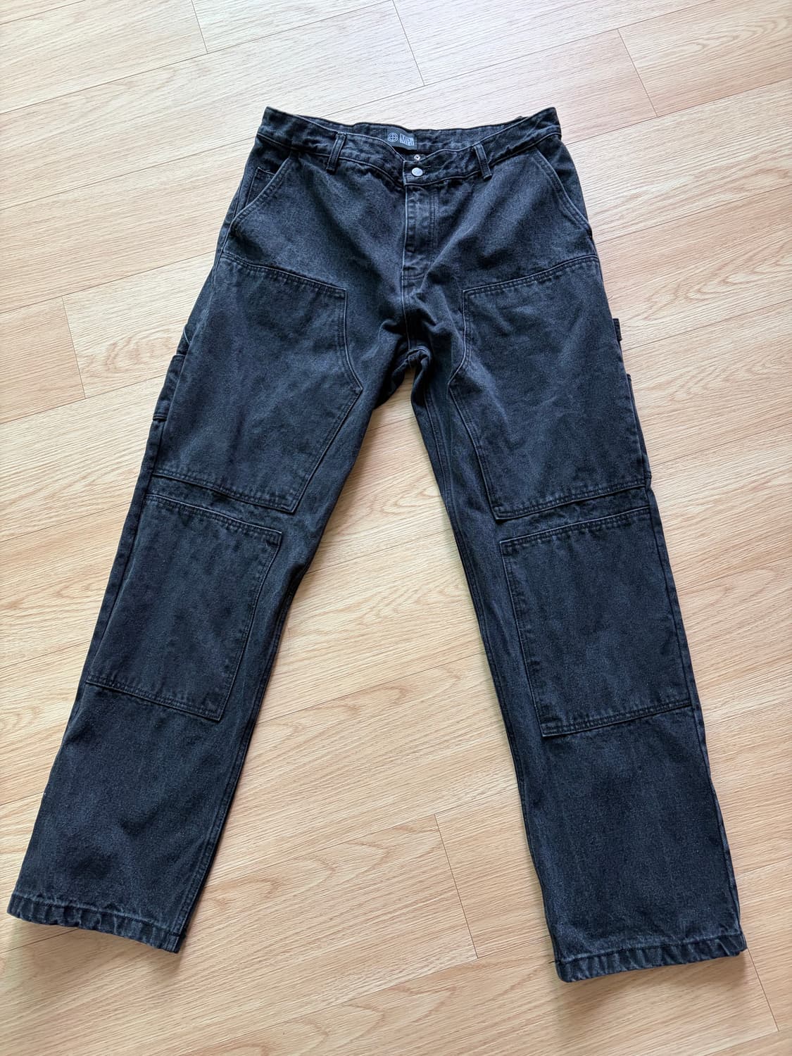 MPa DOUBLE KNEE PANTS (BLACK) 상품이미지6