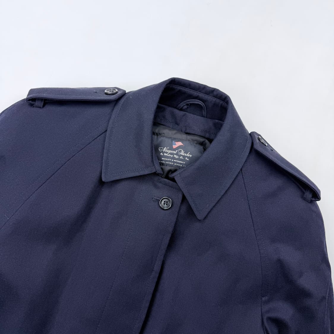 Newport harbor 네이비 트랜치코트 신슐레이트 내피 포함 상품이미지3