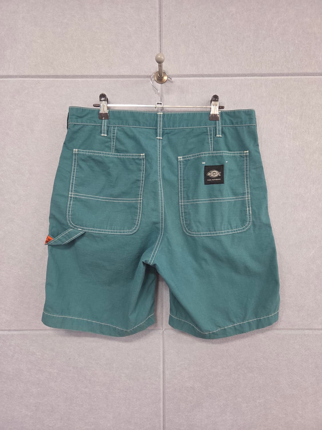 Dickies 디키즈 코튼 워크 하프 팬츠 청록색 상품이미지4