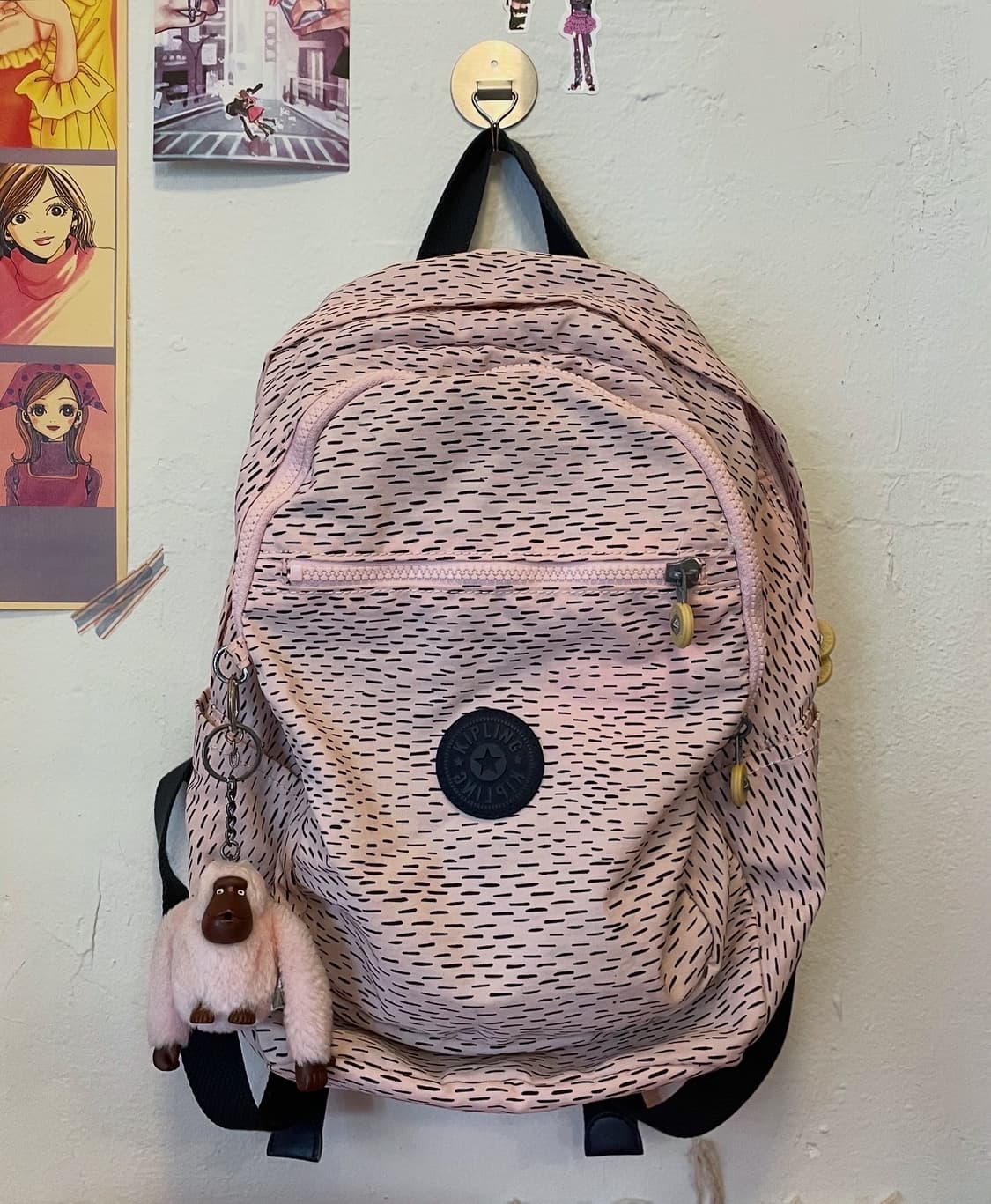 키플링 핑크패턴 백팩 [무배] 상품이미지2