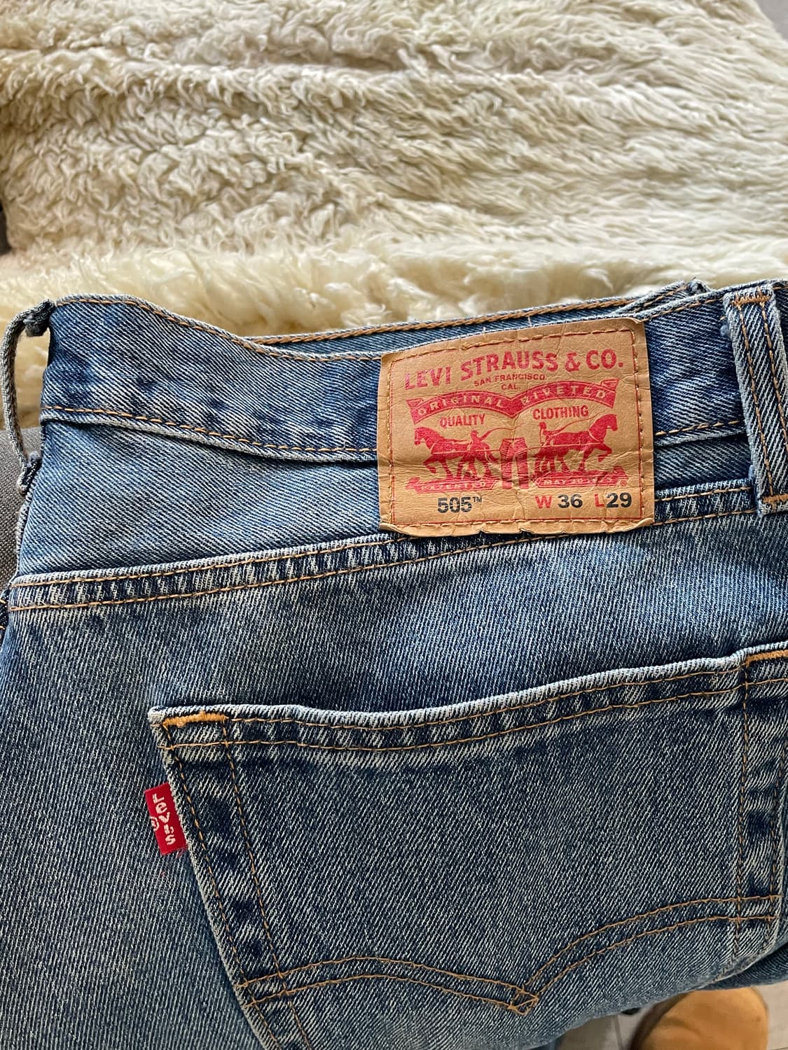 리바이스 505 데님 팬츠 상품이미지4