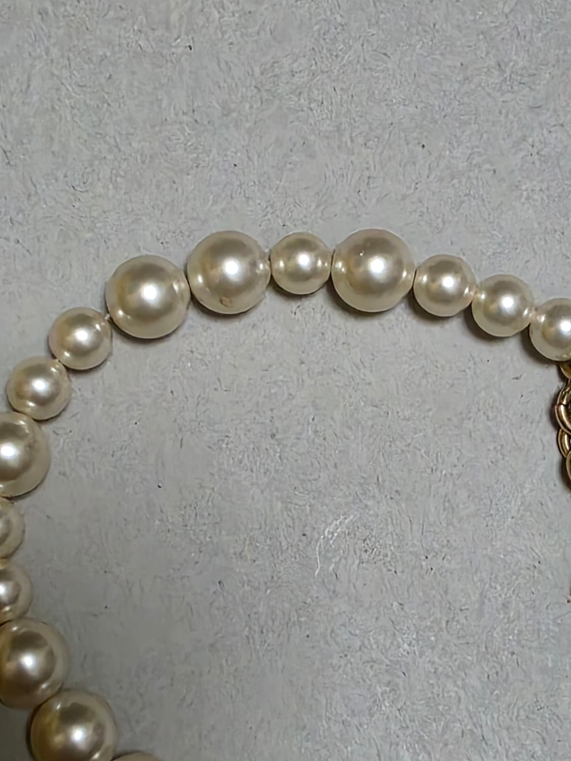 샤넬 CC 로고 스트라스 펄 브레이슬릿 진주 팔찌 상품이미지9