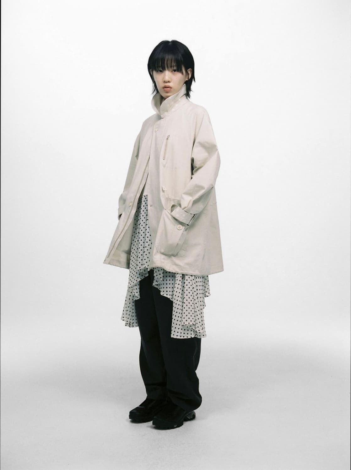 오헤시오 트렌치 카라 점퍼 자켓 TRENCH COLLAR JUMPER 상품이미지2