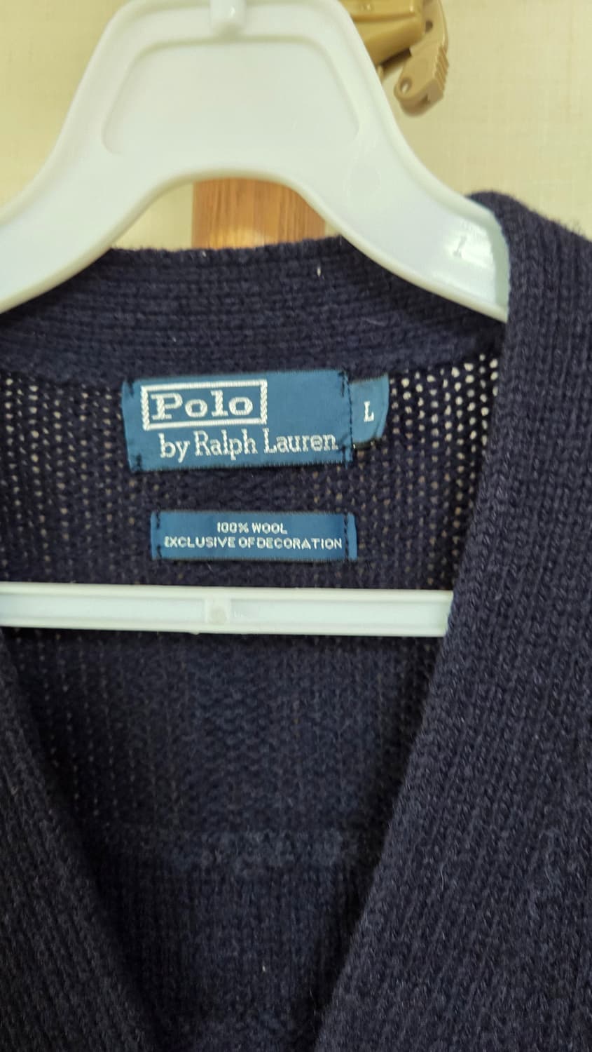 폴로 랄프로렌 네이비 울 가디건 상품이미지3