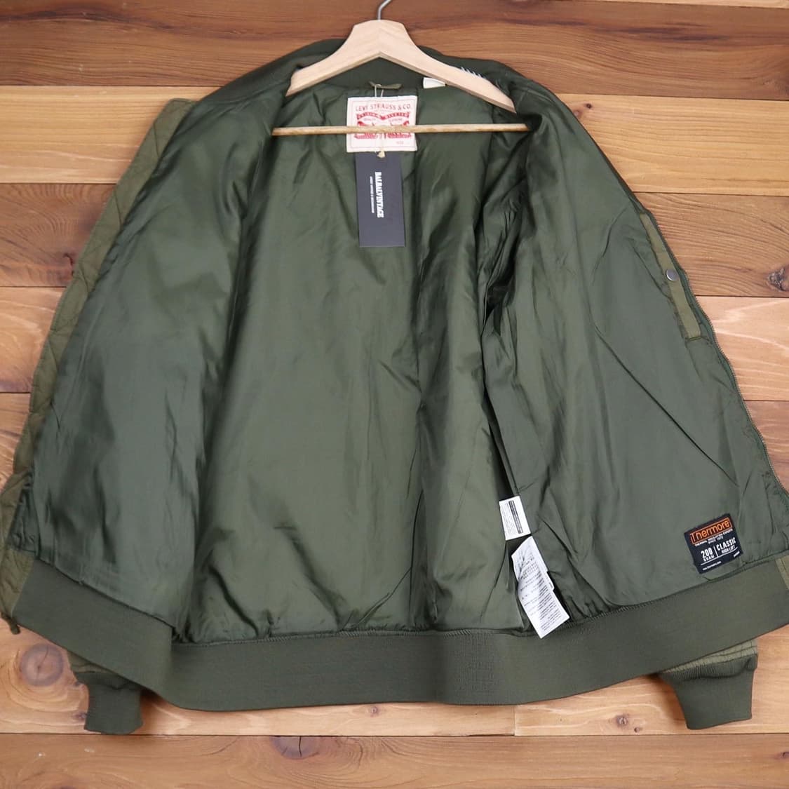 리바이스 퀼팅 봄버 자켓   상품이미지4