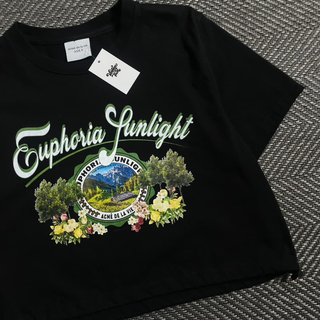 아크메드라비 빅로고 크롭 티셔츠o 4226 상품이미지3