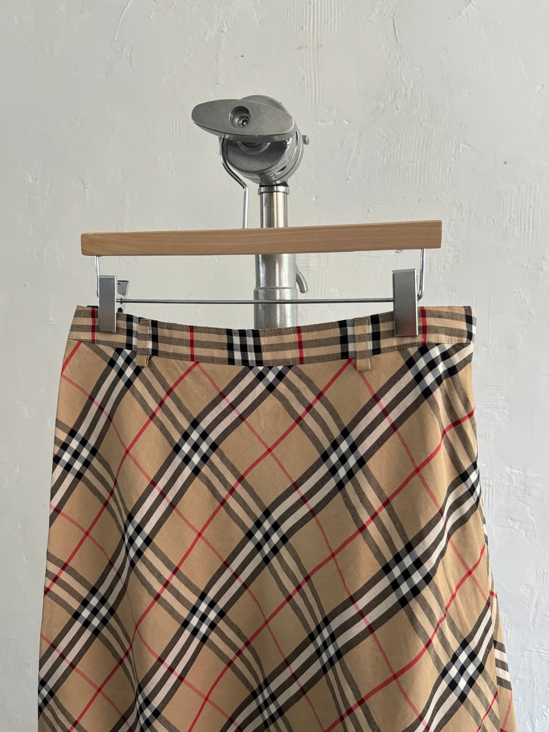 Burberry 버버리 런던 노바체크 린넨 미디 스커트 상품이미지2